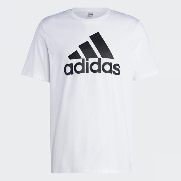 Adidas Essentials Single Jersey Big Logo Unisex Beyaz Tişört - IC9349
